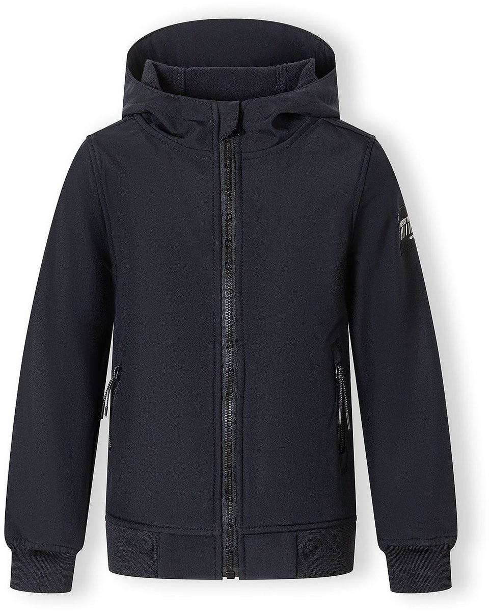 Minoti zomerjas jongens softshell met capuchon - windproof