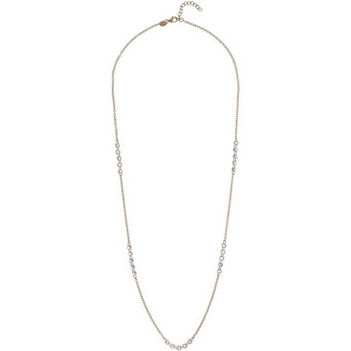 ALISIA AL5056.01.000 GOLD-PLATED KETTING MET ZIRKONIA'S 1 STUK