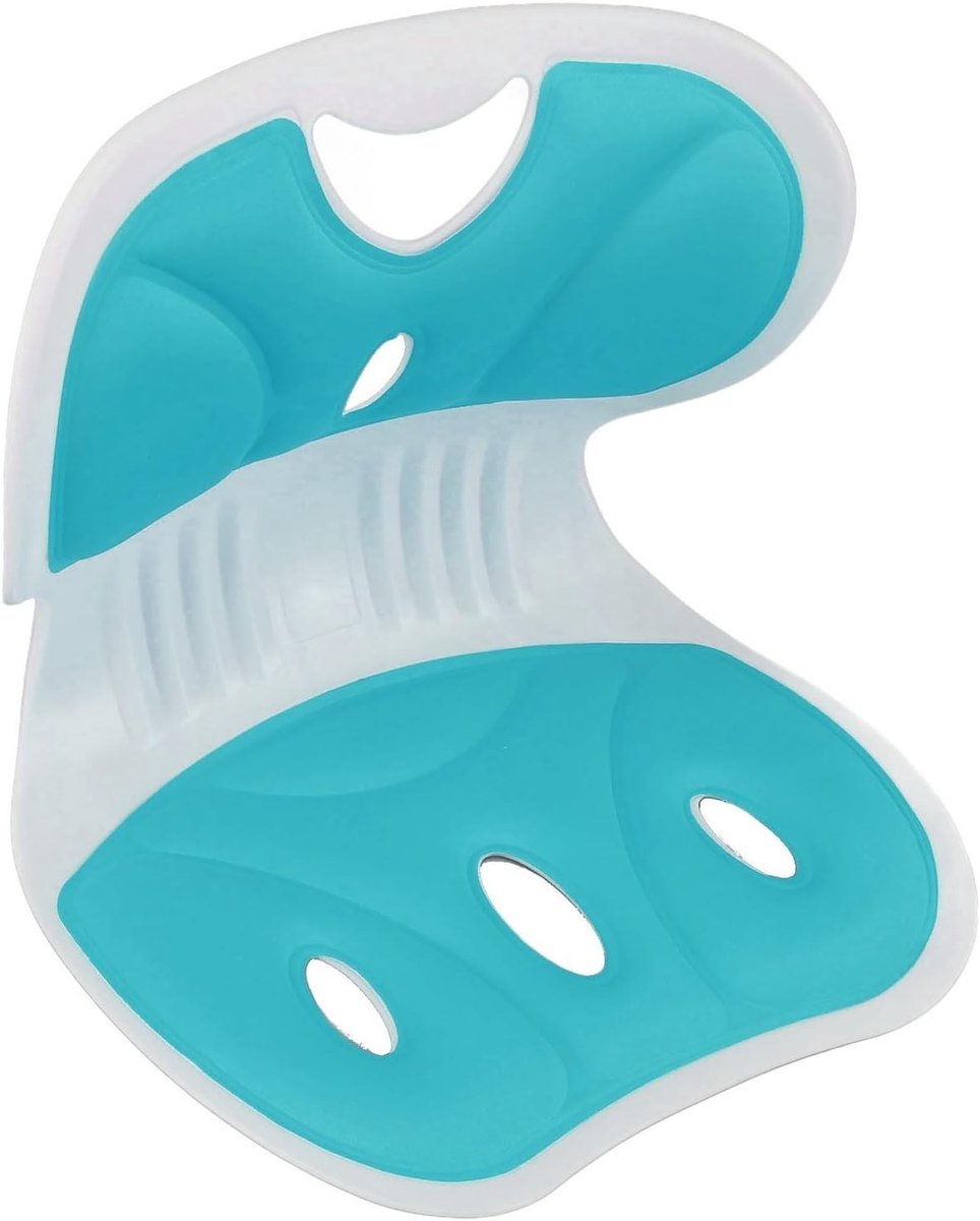 Ergonomische Zitcorrectiestoel voor Studenten, Ademend Kussen voor Verbeterde Houding en Rugondersteuning, Ideaal voor Kantoor en Thuisgebruik