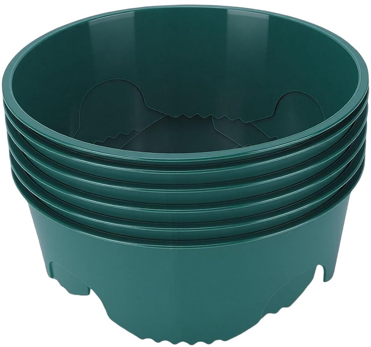 Beschermende Groeiringen voor Planten – Ronde Rand voor Tuin, Groenten en Bloemen, 6 Stuks van 8,58 Inch