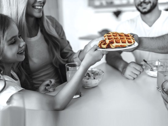 Cool touch toasty wafelijzer (paars) Inclusief platen voor Croque-Monsieur — afbeelding 5