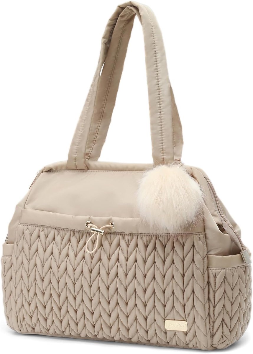 Thijox - Asha Luiertas - Stijlvolle Schouder Luiertas met Riem - Praktische Babytas voor Ziekenhuis en Reizen - Modern Design, Ruim en Functioneel - P