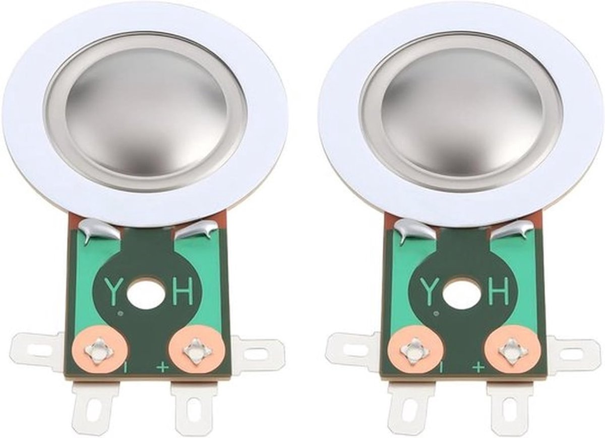 [Hoofdwoord] - [Keyword 1] - [Keyword 2] - Compatibel met [Merk] - [Extra zoekwoord] - Hoge kwaliteit - [Kleur of formaat] - Nederlandse versie - Voor Thump 15A - Geschikt voor SRM450 V3 - Twee stuks - Membraan van luidsprekers 8 Ohm.