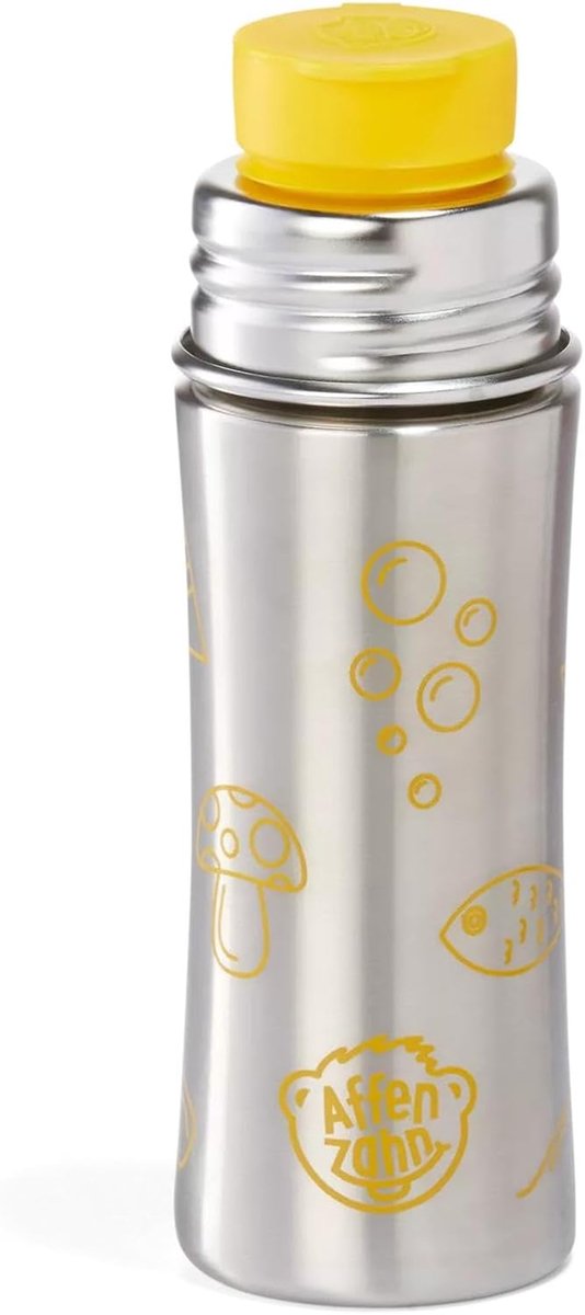 Thijox - Roestvrijstalen Drinkfles voor Kinderen - 330 ml - BPA-vrij - Ergonomisch Ontwerp - Tijger - Perfect voor Kleuterschool en Buitenspelen