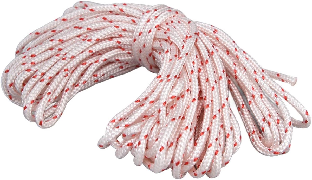 Trimmer Touw van 10 Meter voor Bosmaaier en Grasmaaier - Ecol Nylon Starter Touw (3mm) voor Kettingzaag en Tuinonderhoud