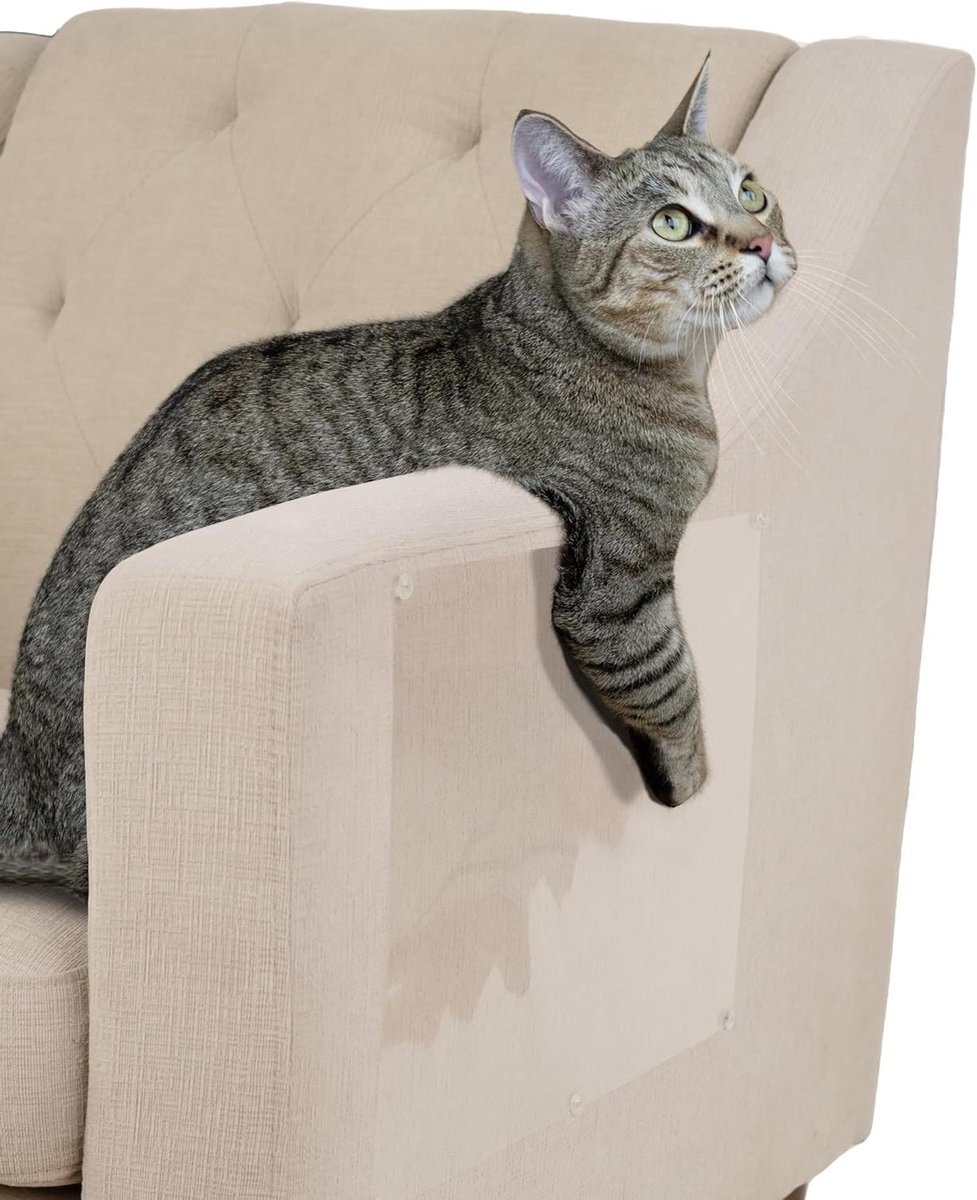 Kattenmeubelbeschermer - Krasbescherming - Meubels Beschermen - Zelfklevende Vellen - 8 Stuks - Transparant