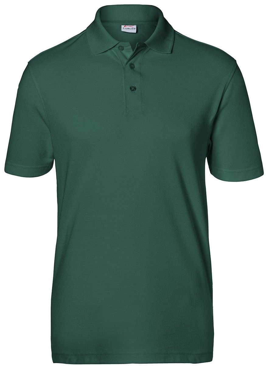KÜBLER KÜBLER 51266239 Korte Mouw Werkpolo HEREN Mosgroen - Oeko Tex - 200 g/m²