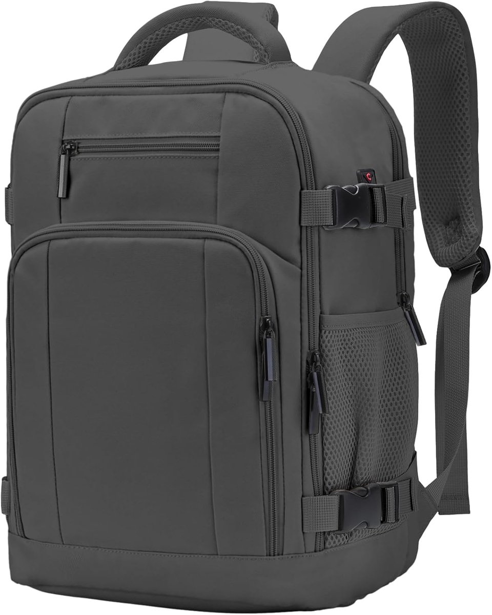 Thijox - Handbagage Ryanair Cabin Tassen 40x20x25 cm - Waterbestendige Reisrugzak met Anti-Diefstalzak - Ideaal voor Vliegtuig, Weekendje Weg, en Kort