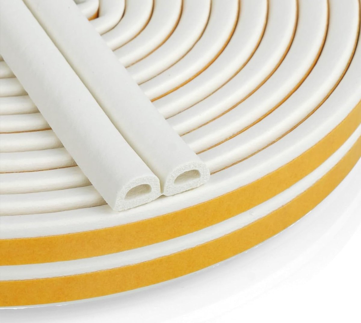 Thijox - Deurafdichting Afdichtingstape Zelfklevend voor Deuren en Ramen, Geluidsisolatie, Waterdicht, Stofdicht, Anti-botsing, Rubberen Schuim, 10 m,