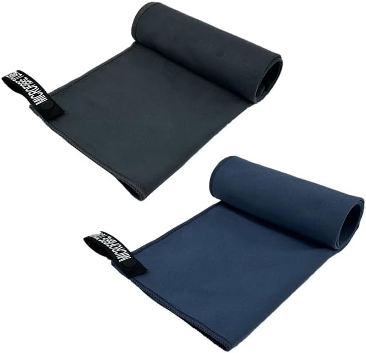 Thijox - 2 Stuks Kleine Microvezel Handdoeken - Lichtgewicht Absorberende Sneldrogende Handdoeken voor Sport, Yoga, Reizen, Strand en Kamperen - Ideaa