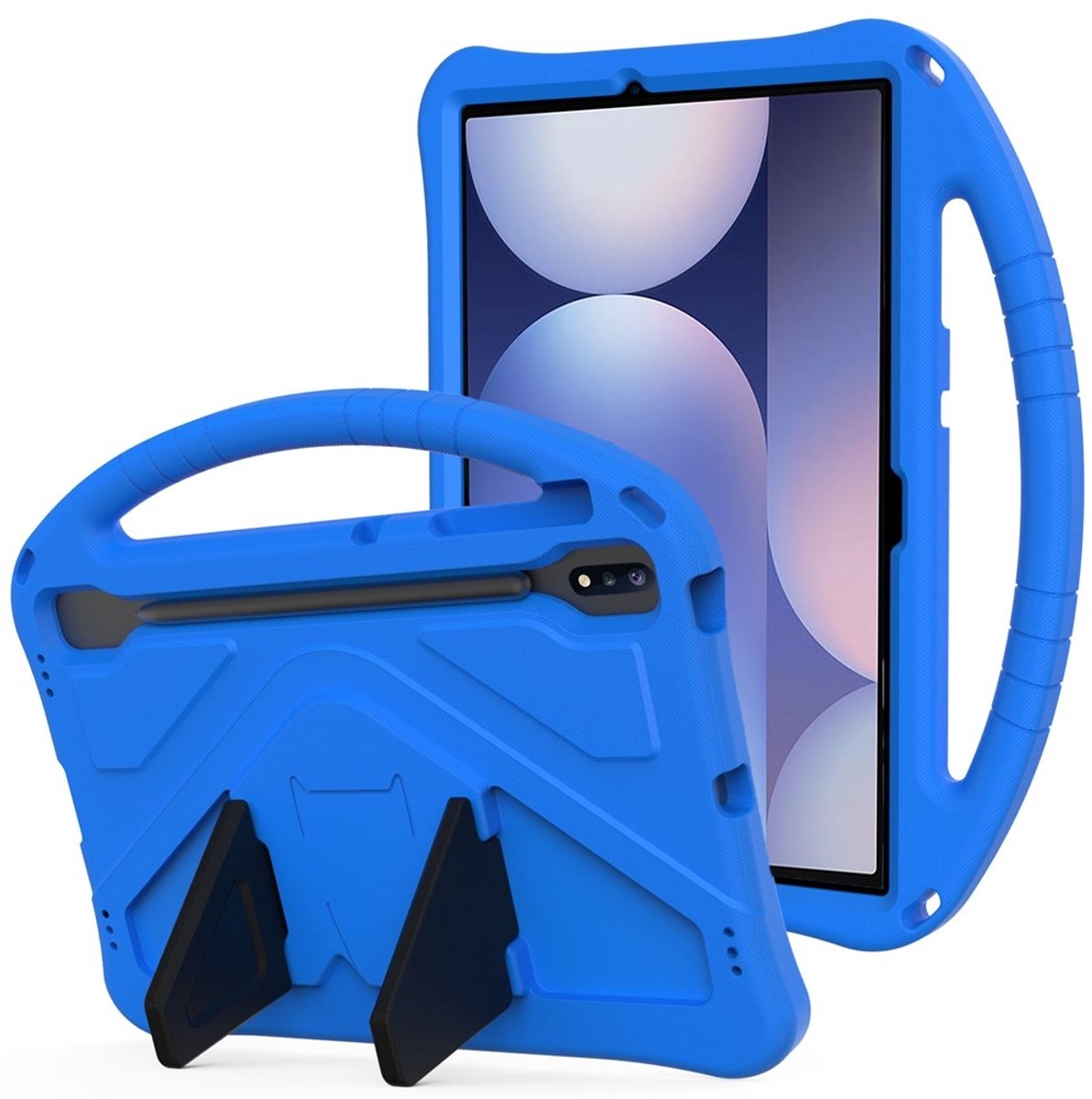 Coverup Tablethoes geschikt voor Samsung Galaxy Tab S10 Plus Hoesje - ShockProof Kids Case - Blauw