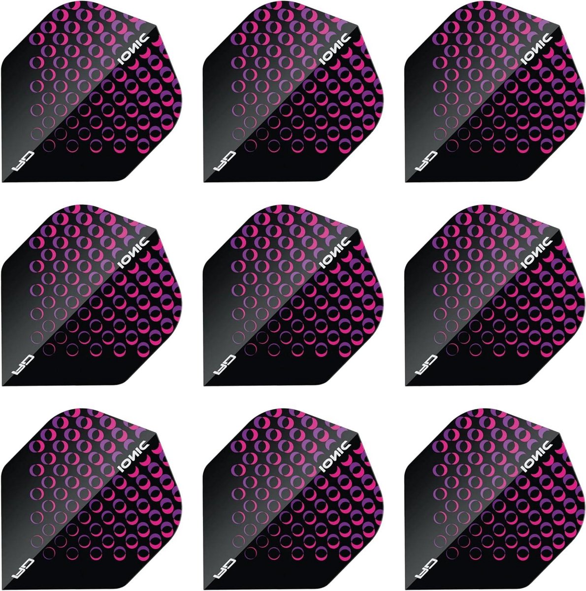 Dartpijlen Sets - Vliegjes Accessoires - Darts Spelen - Extra Dikke Vliegjes - 9 Stuks - Roze