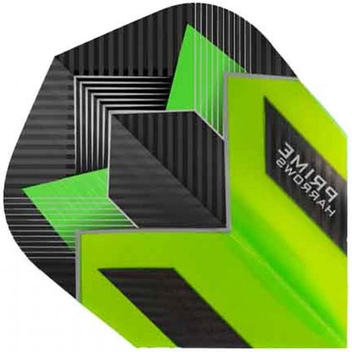 Dart Flights - Vleugels - Precisie Werpen - UV Print Technologie - 100 Micron - Groen Zwart