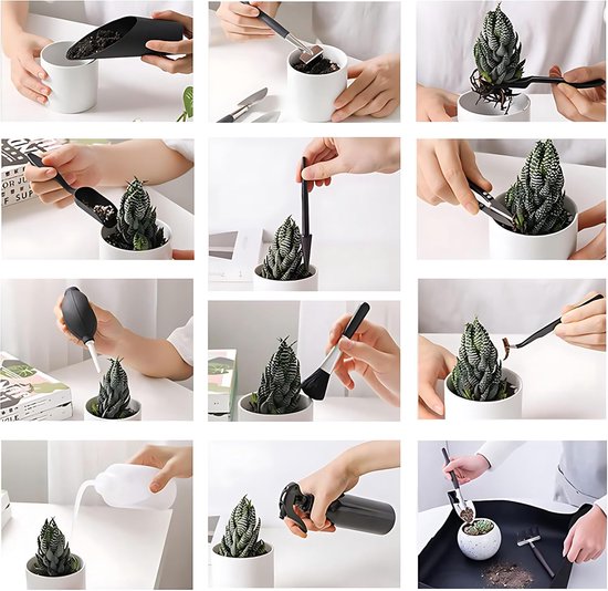 14-delige bonsai gereedschapsset voor kamerplanten en bonsai kweek - praktisch en professioneel'util_cois mini tuingereedschap van Merkloos	 — afbeelding 3
