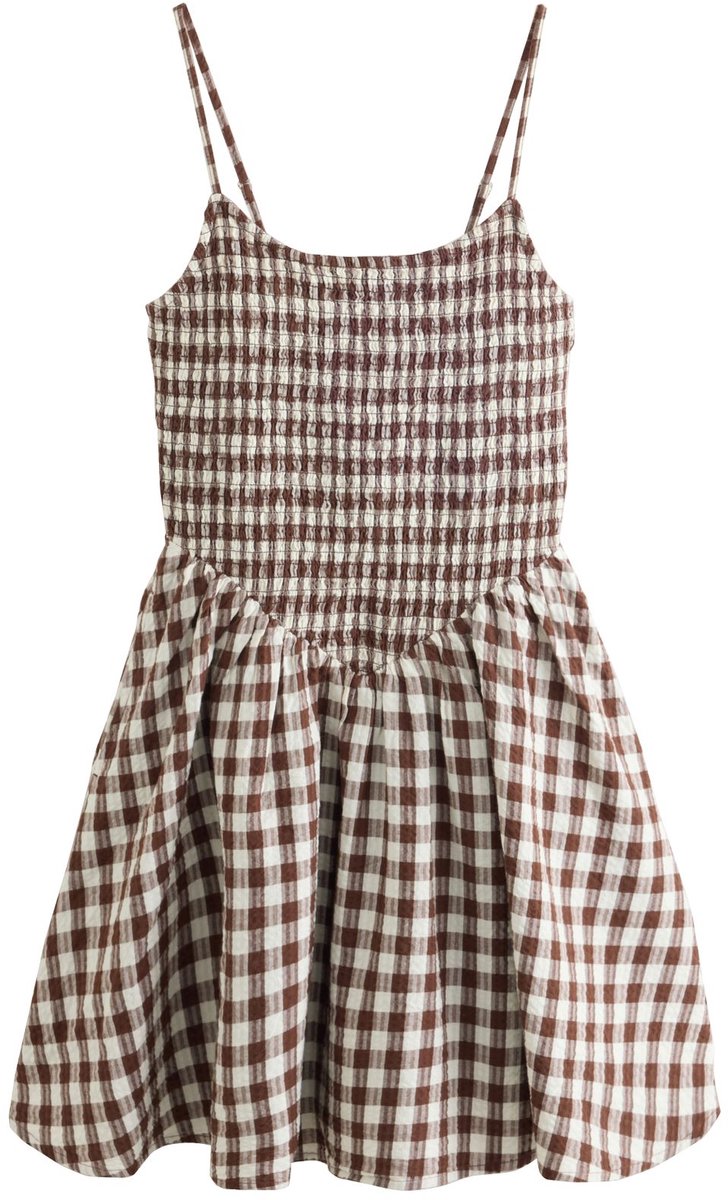 Next - Dames - Skort playsuit met bandjes - Bruin