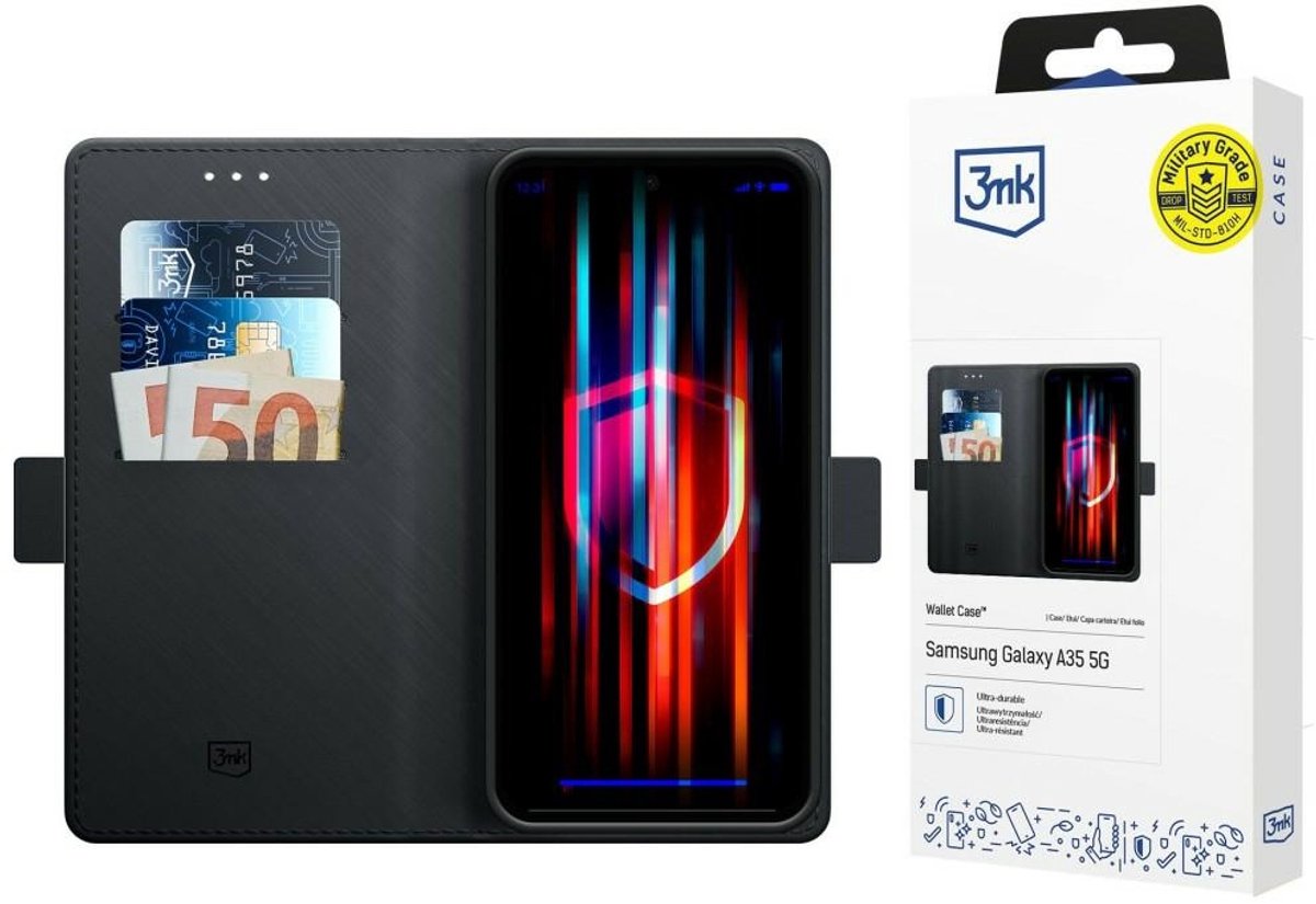 3Mk Portemonneehoesje Voor Samsung Galaxy A27 5G, Beschermhoesje Met Kaartvakje.