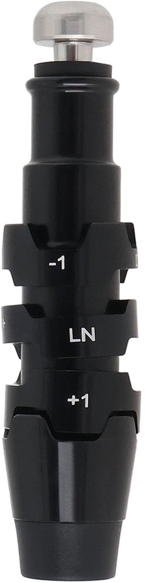 Dailygoods - Golf Shaft Sleeve Adapter - Aluminium Adapter - Zwart - Geschikt voor Krank Driver - 0,35 inch - Lichtgewicht en Sterk