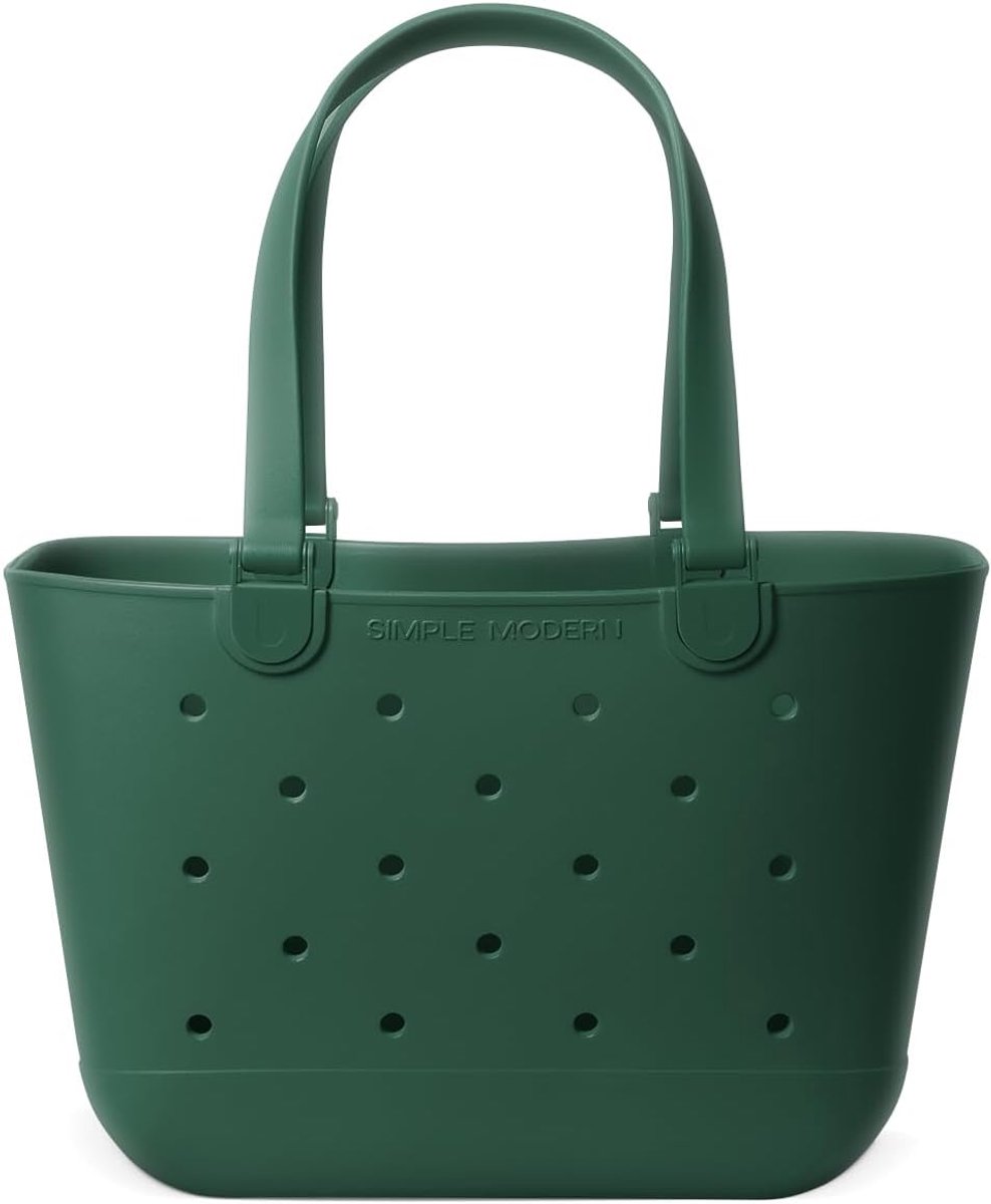 SnelShoppen - Strandtas Rubber Tote - Waterdichte EVA Strandtas - Lichtgewicht en Antislip - Perfect voor Strand, Zwembad, Boot en Boodschappen - Veel