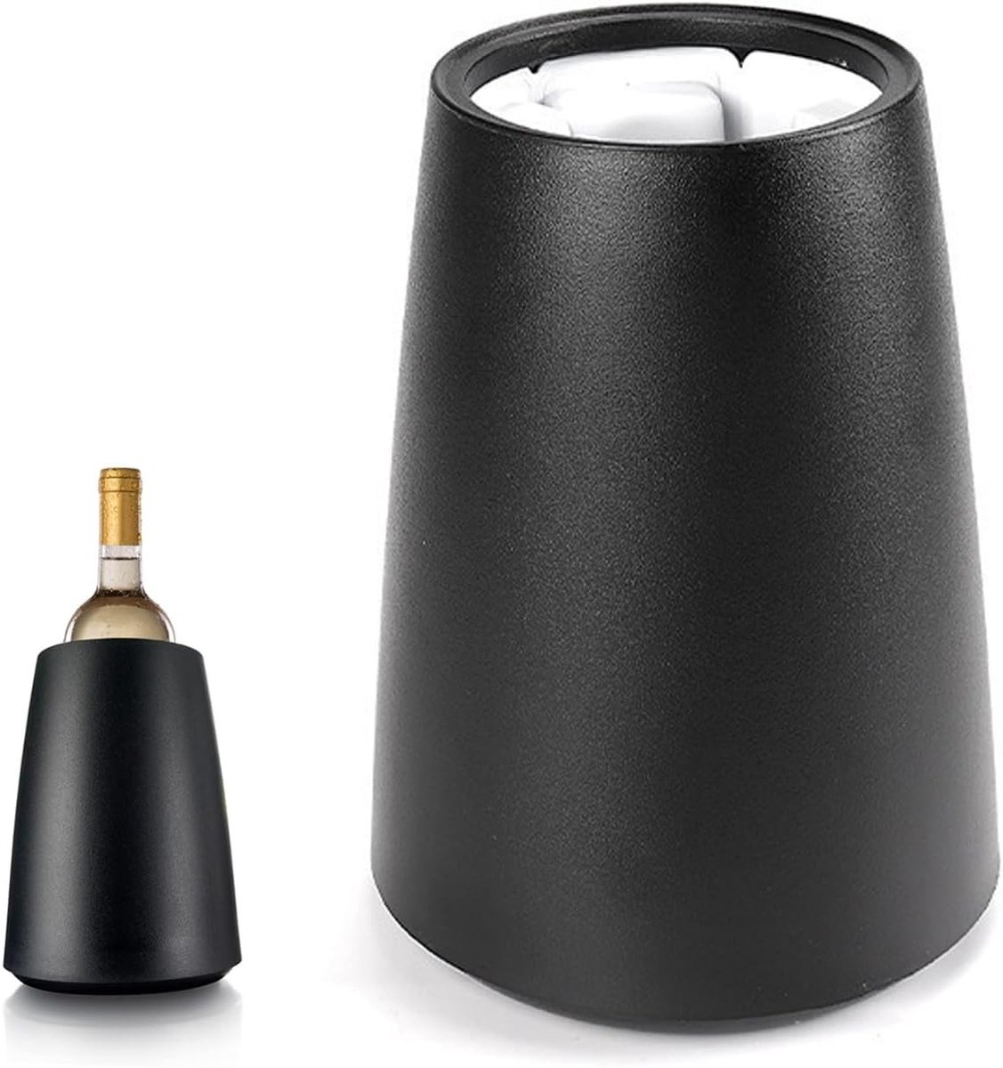 Actieve wijn- en drankkoeler met koelmanchetten voor flessen, perfect voor tuinfeest, picknick en camping, ideaal voor witte wijn, rosé en champagne