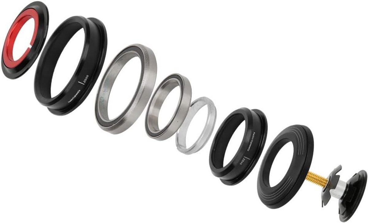 E-bike headset lager voor ZS44 en ZS56, CNC aluminium, externe tapse lagers voor fietsen