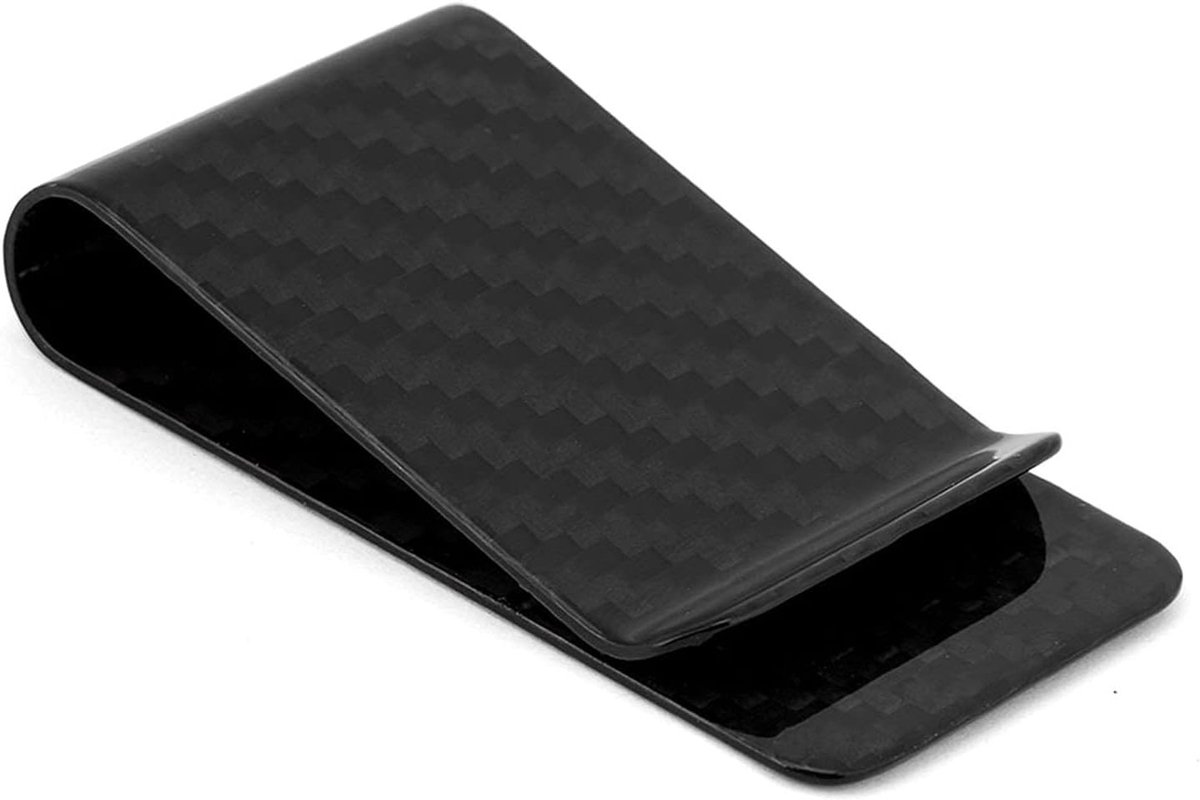 Ultralichte Carbon Fiber Geldclip voor Business, Creditcards en Contant Geld - Perfect voor Organisatie en Draagbaarheid