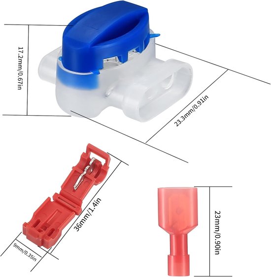 Thijox - Waterdichte Kabelverbinder voor Robotmaaier - 25 Aansluitklemmen en 5 Kabelklemmen - Ideaal voor Begrenzingskabel en Kabeluiteinden - Robuust — afbeelding 5