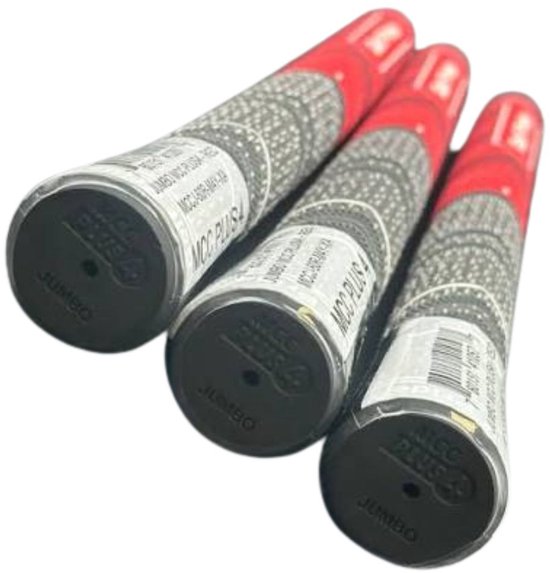 Golf Pride New Decade MultiCompound Plus4 Golfgrips Rood Grijs — afbeelding 3