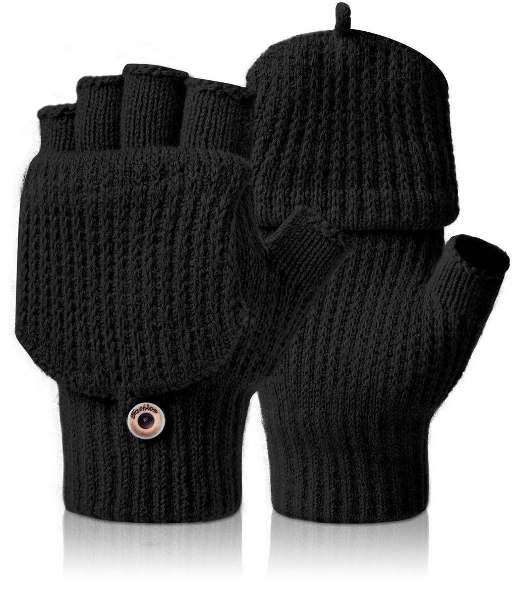 Dailygoods - Kiiwah Wanten Flip Handschoenen Winter Handschoenen