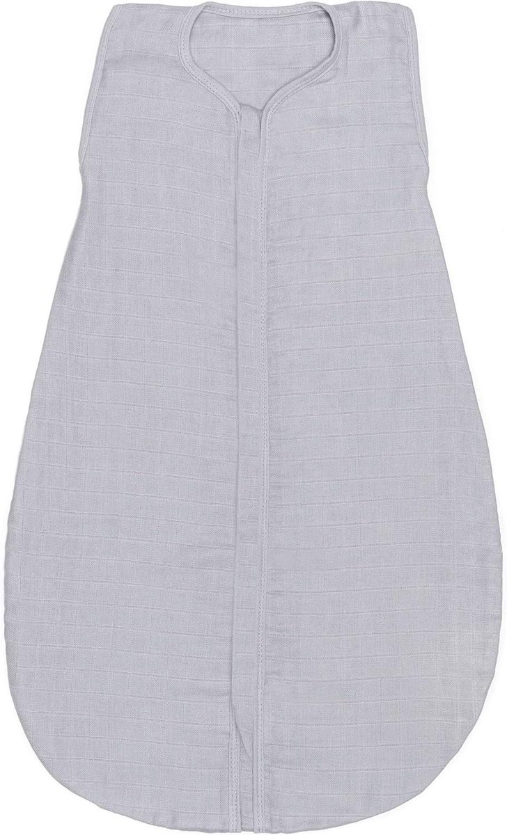 Baby slaapzak - Zomerslaapzak - Rustige nachten - Ademend katoen - 70 cm - Grijs
