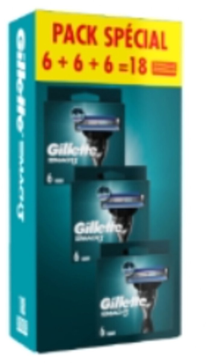 Gillette Scheermesjes Mach 3 Razor Blades - 18 stuks