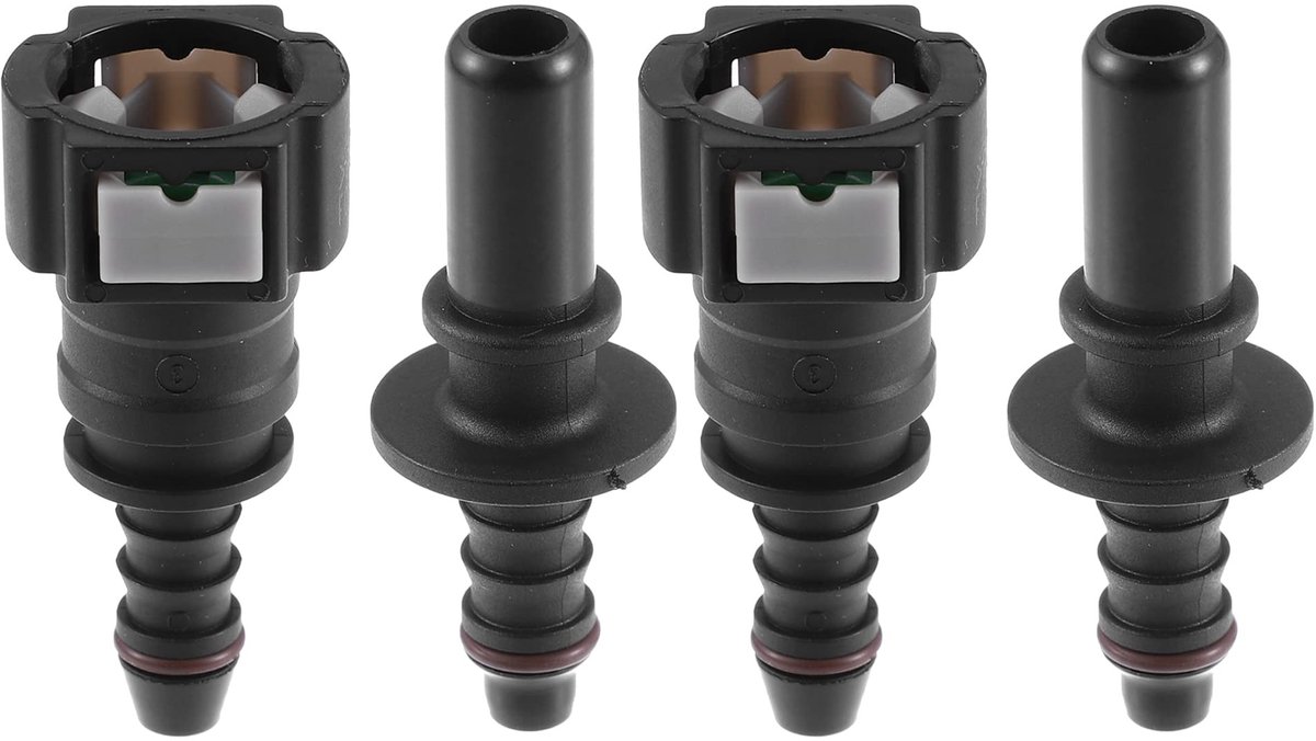 Dailygoods- Brandstofslang 9,49mm - Brandstofslang 8mm - Snelle Ontkoppeling - Duurzaam Nylon - Eenvoudige Installatie - Corrosiebestendig - Slangconnector