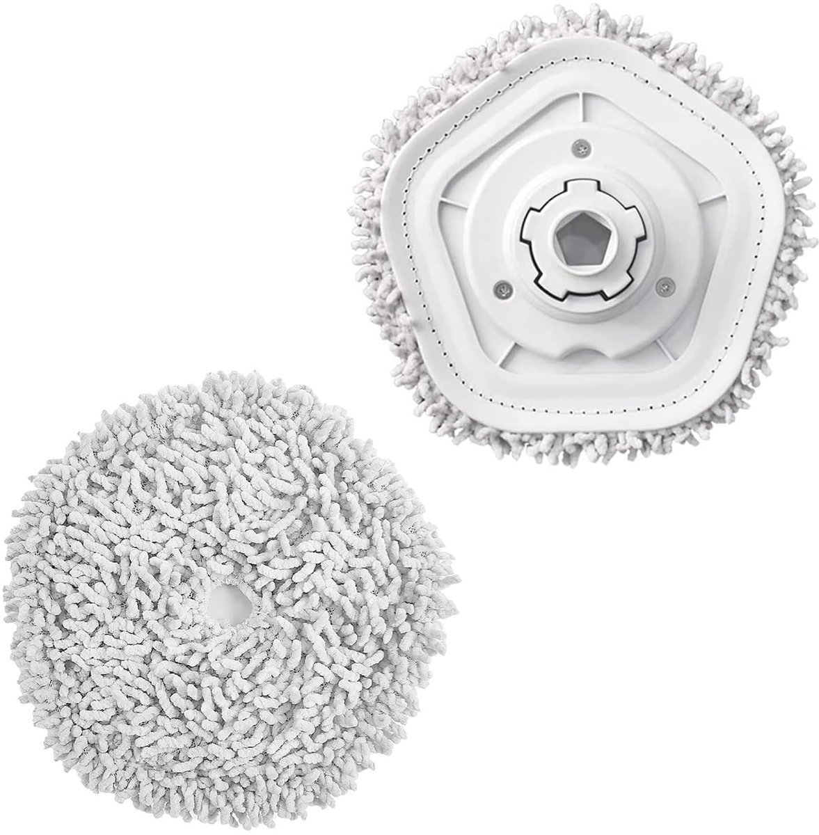 Dailygoods - Vervangende Mop Pads voor Robot Stofzuiger (2 Stuks)