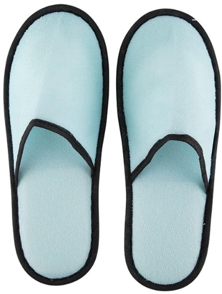 Dailygoods- Wegwerppantoffels 5 Paar - Antislip - Waterdicht - Spa/Pedicure - Dames/Heren - Geschikt voor maat 42 en kleiner - Slippers
