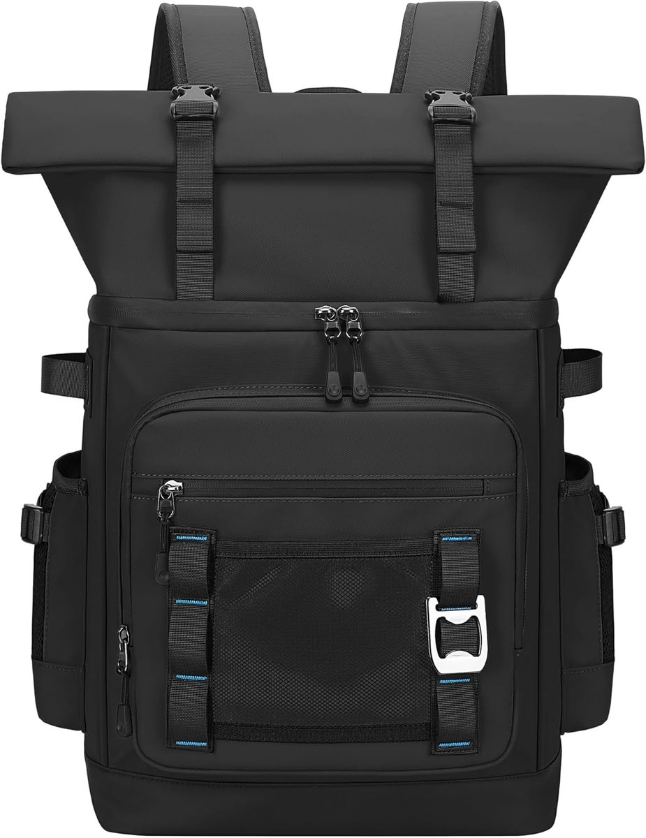 Thijox - Grote Isolerende Rugzak Koeltas Lekvrij Waterdicht 40L - Uitbreidbare Thermale Picknick Rugzak voor Mannen en Vrouwen - Perfect voor Camping,