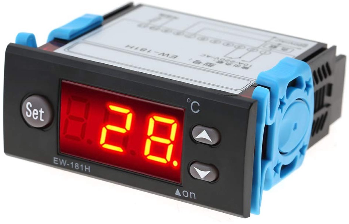 Dailygoods- Temperatuurregelaar Digitale - Temperatuurmeter - Regelbereik - Ingangssignaal