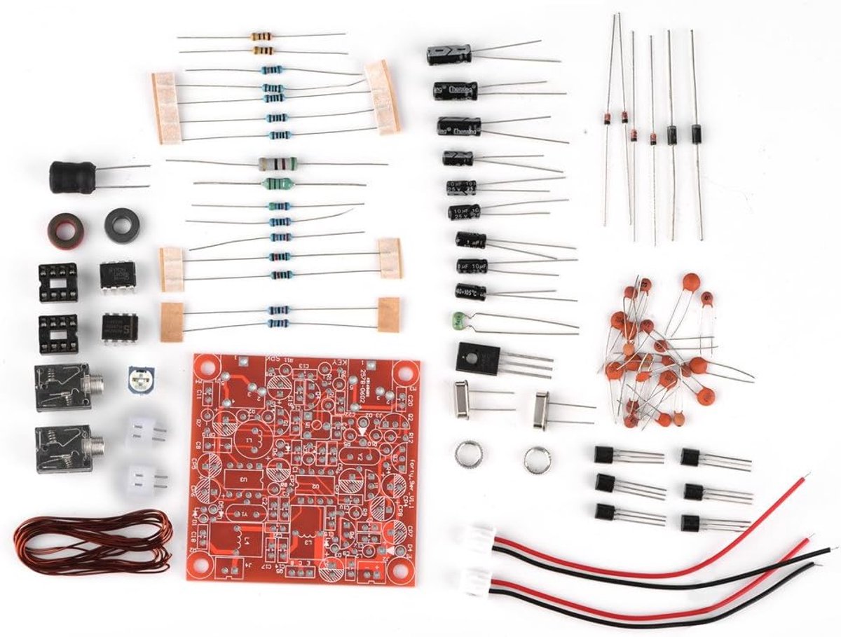 Transceiver Kit Radio Kits Om Te Bouwen Voor Volwassenen Kortegolf Radio Zender Ontvangen Gemonteerd Veertig 9Er 3W Accessoires Cw Radio Kit