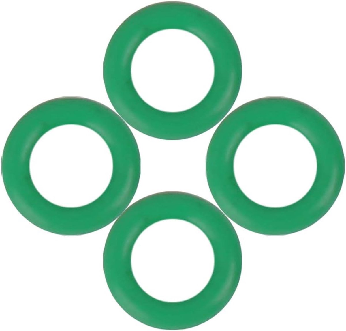 4 stuks diesel injectieventiel sluitring rubber O-ring afdichting groen