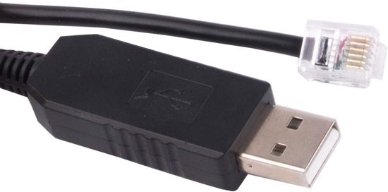 Domotica op Raspberry DSMR Nederlandse P1-poort, kabel voor slimme meter met FTDI Chip 5v TTL UART Logic Level-signalen USB naar RJ11 RJ12 6P6C-poort (voor ISKRA AM550/Sagemcom XS210 T210-D) — afbeelding 4