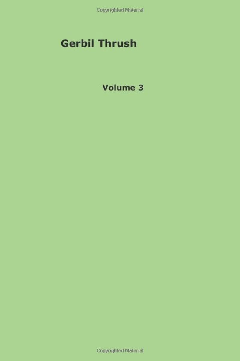 Thrush Volume 3: Stumped by my body and mind