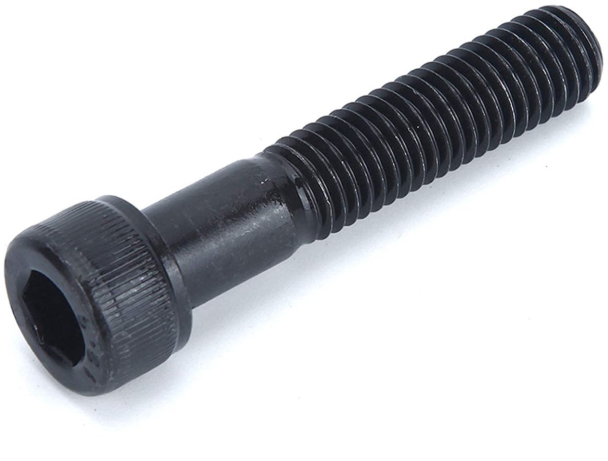 Hex Kopdopschroeven M8 (Pak van 10) Staalkwaliteit 10.9 Zeshoek Stopcontact Inbussleutel Schroef Bouten Draadbevestigingen Cilindrisch Gecertificeerde Standaard DIN912 Zwart (8mm x 25mm)