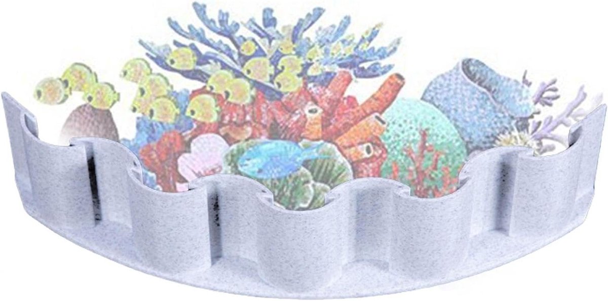 Aquarium Substraatverdeler - Zand Isolatie Bord - Aquarium Inrichting - Scheidt Bodemmaterialen - 254 cm - Grijs