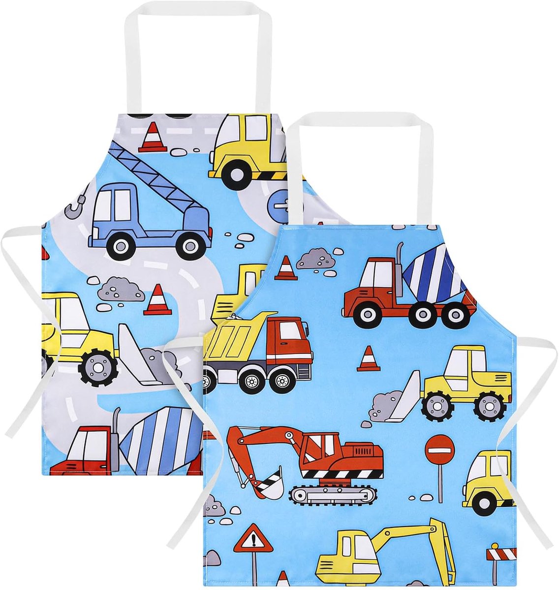 Kinderschorten 2 Stuks - Waterdichte Spel Schort voor Peuters - Cartoonstijl Kinderschort - SnelShoppen