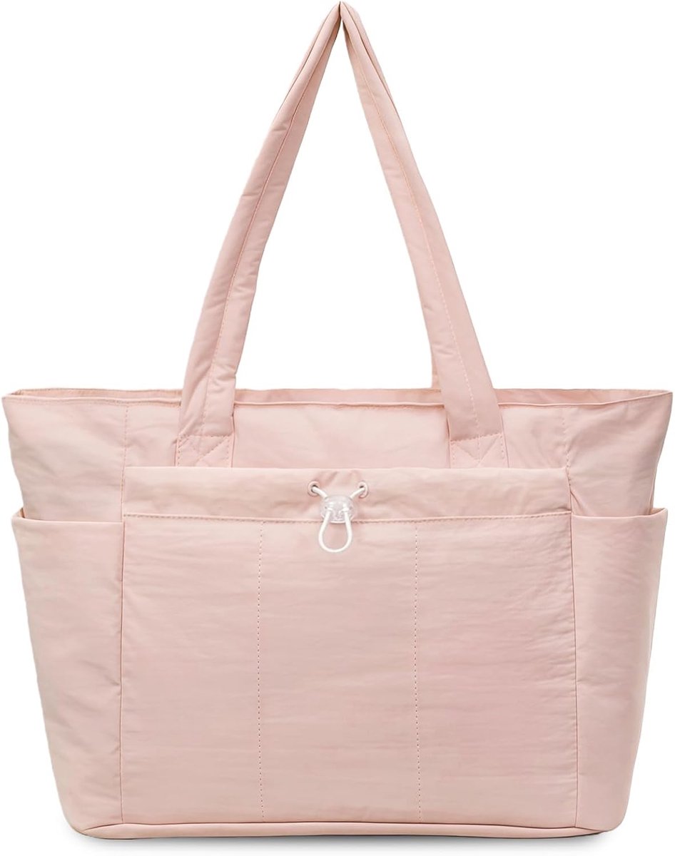 Tote Bag Grote Schoudertas - Vouwbare Handtas - Waterdichte Laptopcompartiment - Ideaal voor Reizen - SnelShoppen