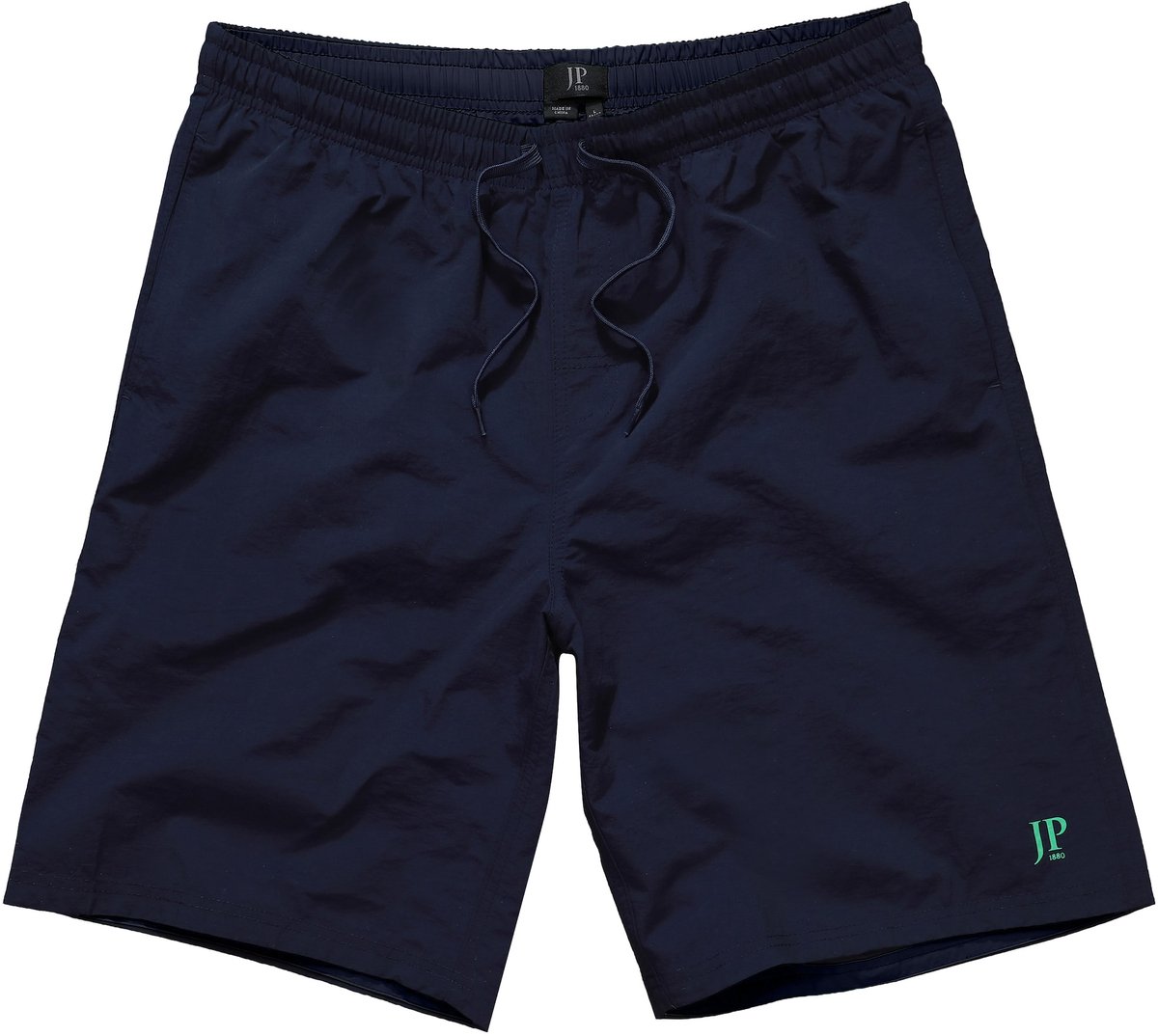 JP 1880 - Heren - Zwemshorts beachwear elastische band - Donkermarine - Maat L
