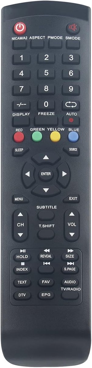 ALLIMITY Replce Remote control fit for NORDMENDE TV ND39N2000H ND55KS4400H HD24N2000H ND32N2200H ND39S3000H - ShopVlot