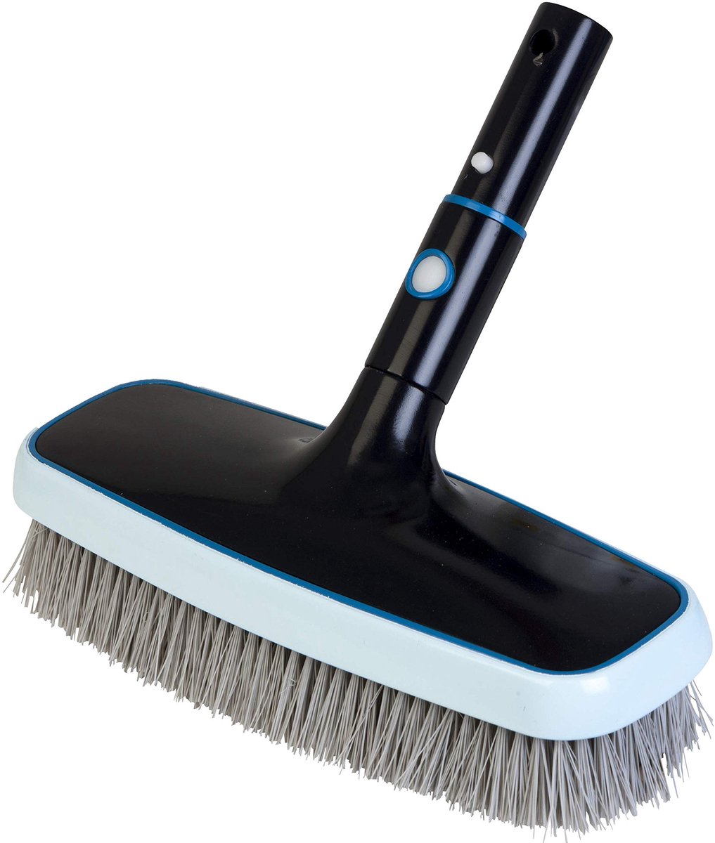 Zwembadborstel 25 cm - voor bodem en wanden - efficiënt reinigen - eenvoudig in gebruik - ShopVlot