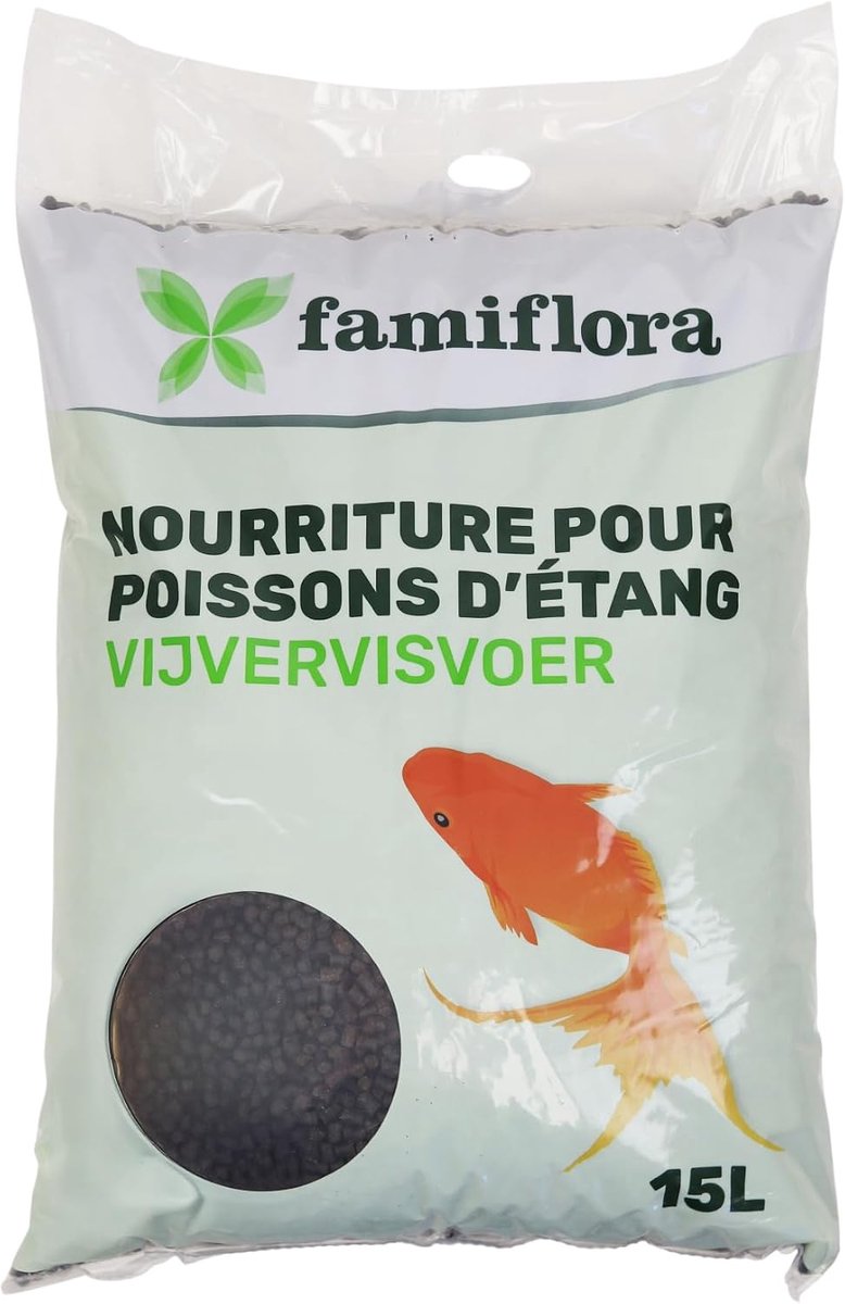 Steurvoer 15L - 6 mm zinkende korrel - Hoog eiwit en verteerbaar - Voor sterke en gezonde steuren - SnelShoppen
