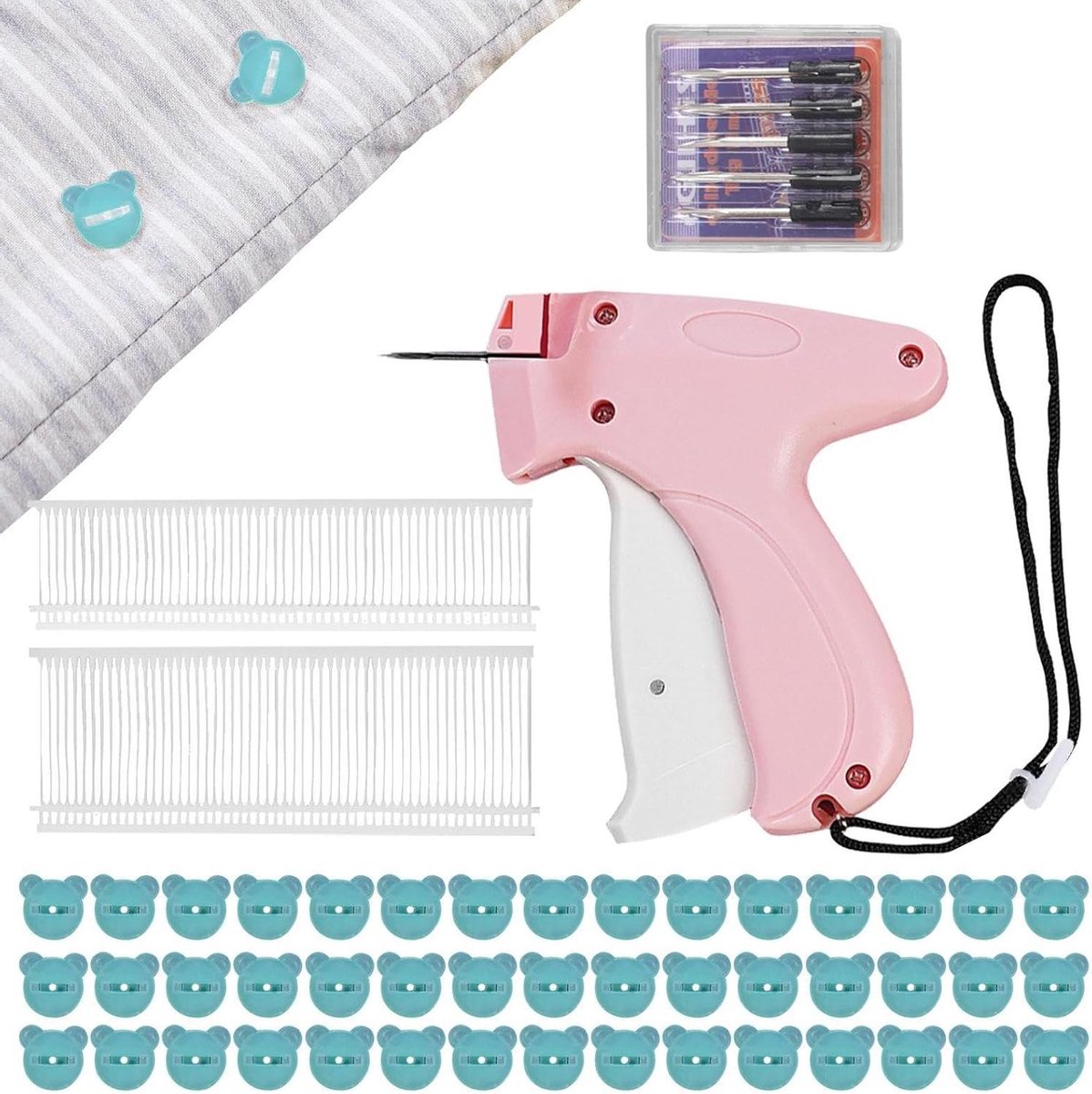 Kleding reparatieset - Naaimachine tool - Kleding snel fixen - Inclusief 660 gespen - Compact formaat - Niet gespecificeerd