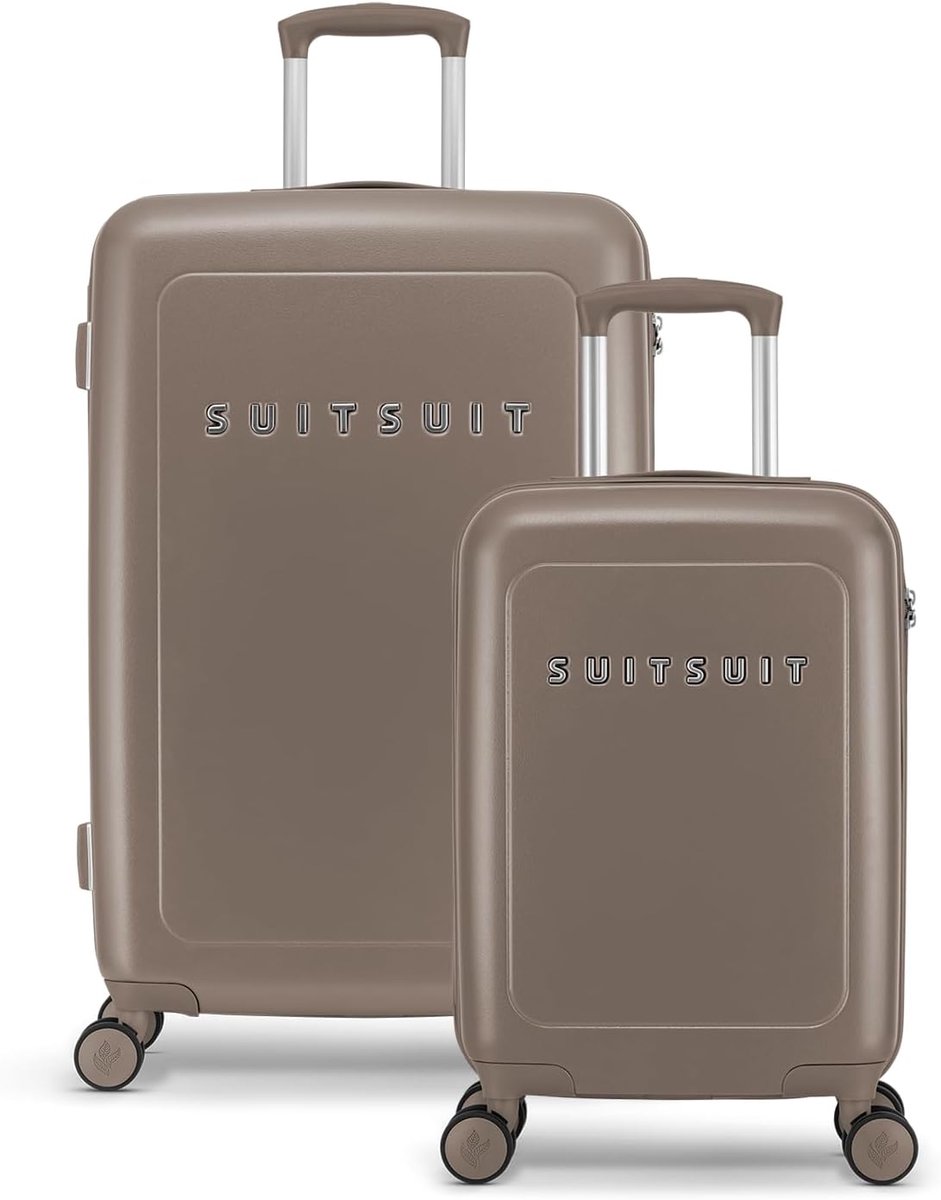 Koffer set - Lichtgewicht handbagage en grote reiskoffer - Hardcase met 4 wielen - Ideaal voor veilig reizen - SnelShoppen