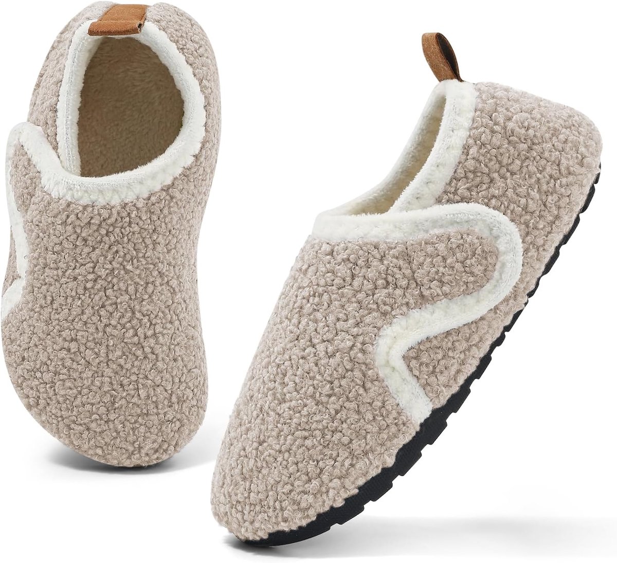 Pantoffels voor kinderen, meisjes, wintersokken voor baby's, antislip, eerste stappen